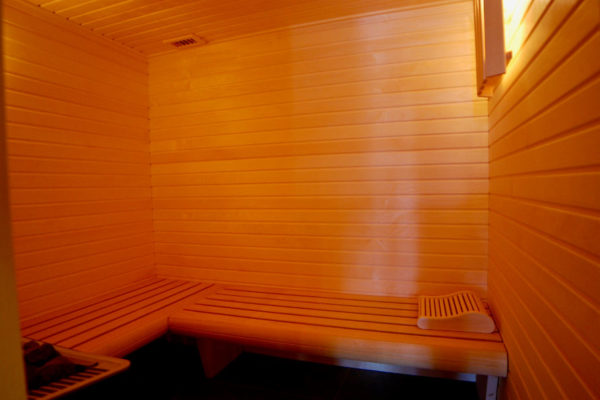 le sauna du chalet winterfell